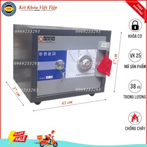 Két Khóa Cơ VK25, Đen Ghi, Việt Tiệp, Nặng 38kg.