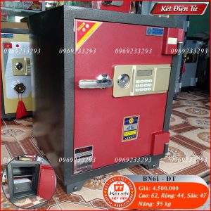 Két Sắt Điện Tử BN71-DT, Đen Vàng, Việt Tiệp, Nặng 130kg, Két Sắt Bắc Giang, Két Sắt Việt Tiệp Bắc Giang.