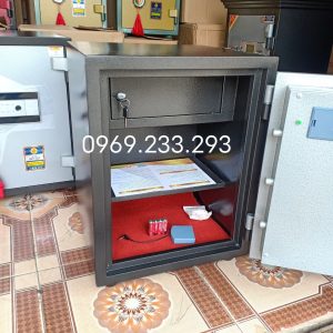 Két Sắt Điện Tử BN76-DT, Đen Đỏ, Việt Tiệp, Nặng 70kg, Két Sắt Bắc Giang, Két Sắt Việt Tiệp Bắc Giang.