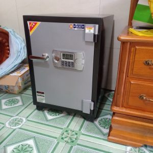 Két Sắt Điện Tử BN71-DT, Đen Vàng, Việt Tiệp, Nặng 130kg, Két Sắt Bắc Giang, Két Sắt Việt Tiệp Bắc Giang.
