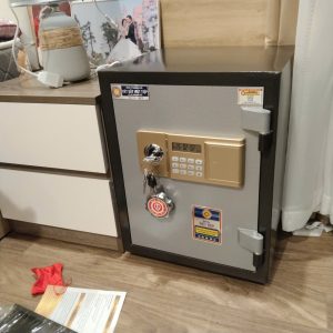 Két Sắt Điện Tử BN58-DT, Đen, Việt Tiệp, Nặng 55kg, Két Sắt Bắc Giang, Két Sắt Việt Tiệp Bắc Giang.