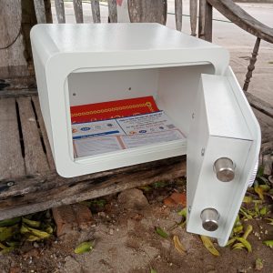 Két Sắt Điện Tử Mini BN24, Xanh Ngọc, Việt Tiệp, Nặng 7kg, Két Sắt Bắc Giang, Két Sắt Việt Tiệp Bắc Giang.