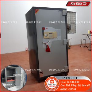 Két Sắt Điện Tử BN120-DT, Đen Ghi, Việt Tiệp, Nặng 350kg, Két Sắt Bắc Giang, Két Sắt Việt Tiệp Bắc Giang.