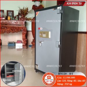 Két Sắt Điện Tử BN120-DT, Đen Ghi, Việt Tiệp, Nặng 350kg, Két Sắt Bắc Giang, Két Sắt Việt Tiệp Bắc Giang.