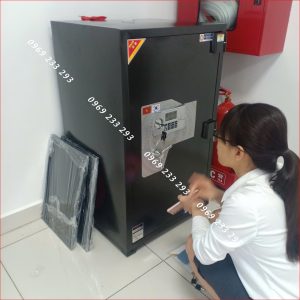 Két Sắt Điện Tử BN106-DT, Đen Ghi, Việt Tiệp, Nặng 250kg, Két Sắt Bắc Giang, Két Sắt Việt Tiệ Bắc Giang.