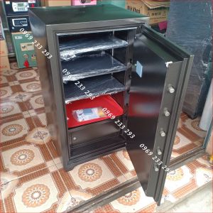 Két Sắt Điện Tử BN106-DT, Đen Ghi, Việt Tiệp, Nặng 250kg, Két Sắt Bắc Giang, Két Sắt Việt Tiệ Bắc Giang.